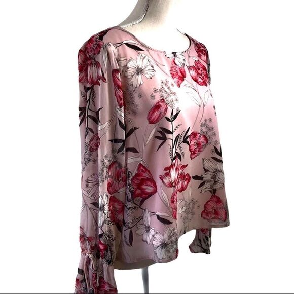 Cupcakes & Cashmere Terra Floral Blouse Size S - Picture 2 of 9